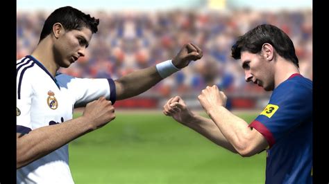 Ronaldo and Messi fight